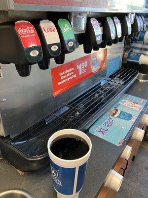 Unique angle of polar pop machine and my soda