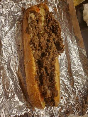 Regular cheesesteak.