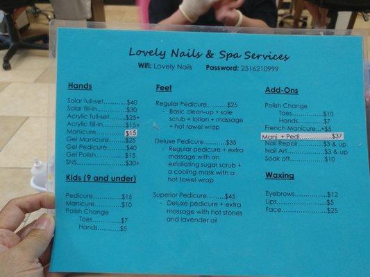 Lovely Nails & Spa Services