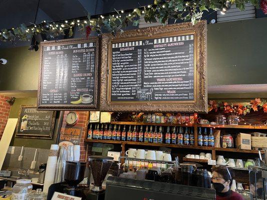 Front desk + Menu