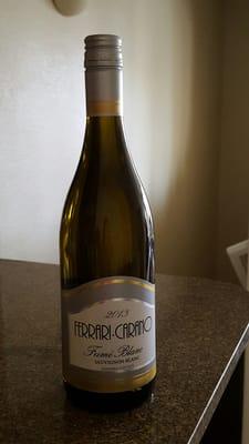 rrari-Carano Fume Blanc 2013  I like the Sauvignon Blanc from Sonoma County, CA.-they are on sale