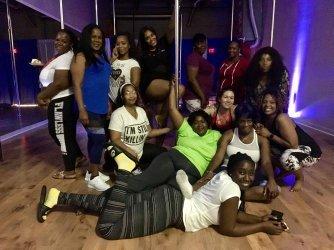 We love our party groups at Impulse Pole Dance! No experience needed to have fun with us!