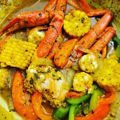 Curried Crab Legs