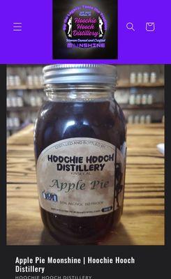 Hoochie Hooch Apple Pie Moonshine (my all time favorite, right after their Sipping Creams)