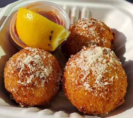 Meat and cheese Arancini