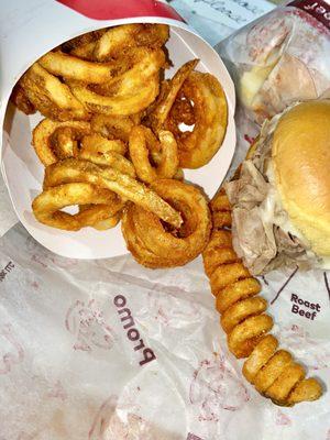 "Curly Fries and Slider" @ Arby's - 6/28/24