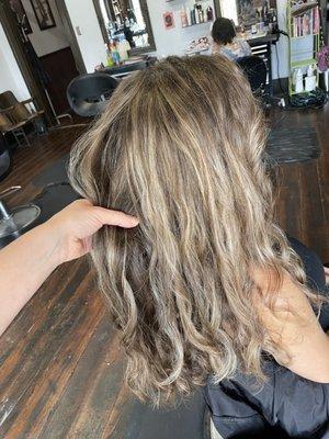 After- Balayage