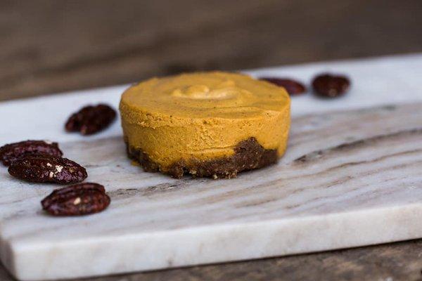 Raw Pumpkin Cheesecake