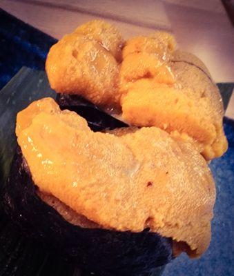 Uni Nigiri, cold, fresh, and yummy!