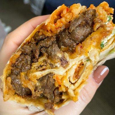 Bulgogi Steak burrito