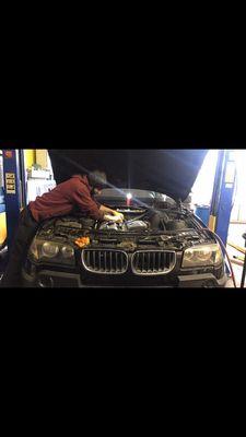 Working on BMW