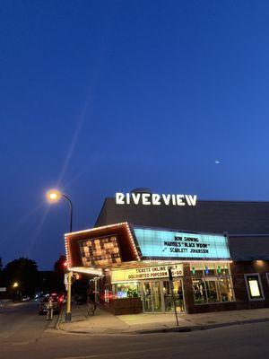 Marquee at dusk