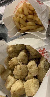 King Oyster Mushroom and French Fries