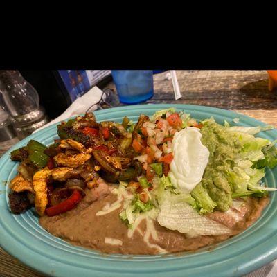 Texas fajitas