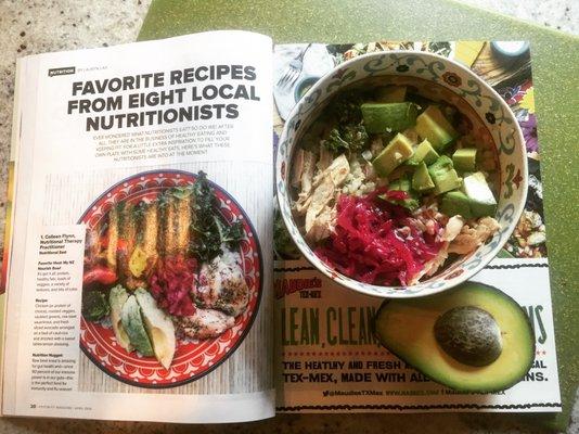 NZ Nourish Bowl featured in Austin Fit Magazine