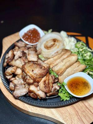 Grilled Pork Belly (Bossam)