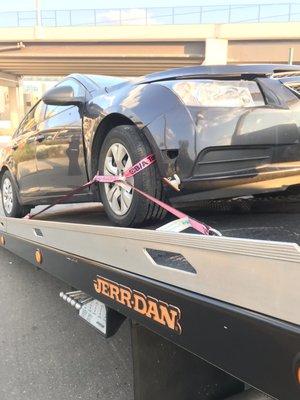 Free accident Towing deductible assistance on site rental