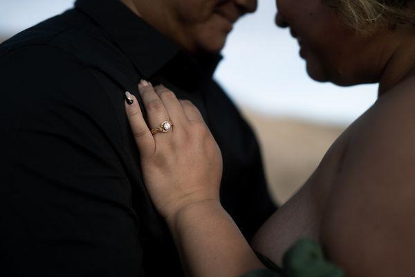 Beautiful close up of the ring