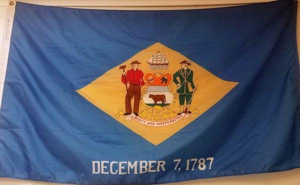 Delaware flag.