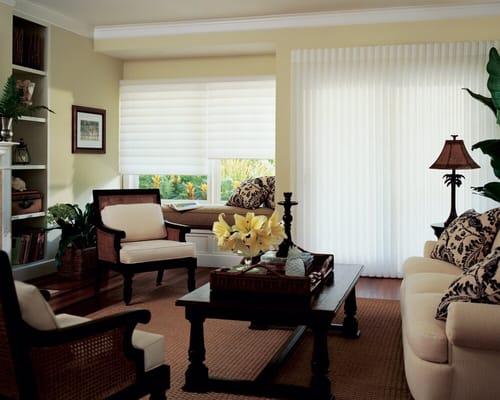 Luminette and silhouette blinds