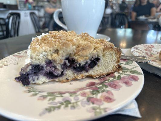 Blueberry crumble