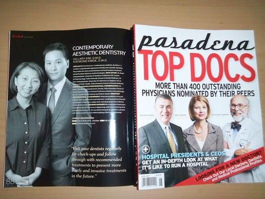 2008 Pasadena Magazine Top Docs