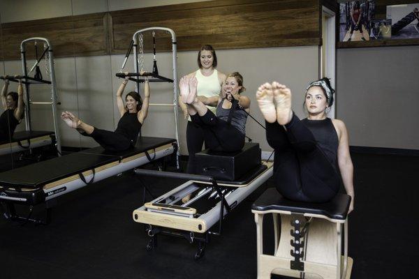 We offer Reformer Pilates and Mat Pilates