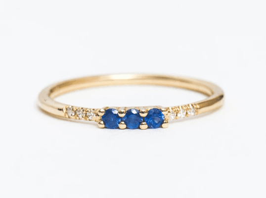 Beautiful Sapphire ring. I really love it!