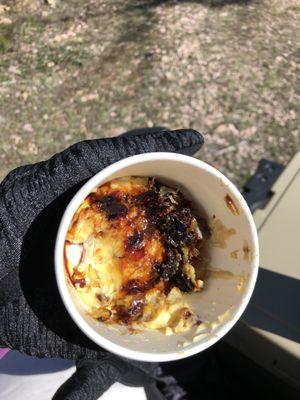 Burnt crème brûlée