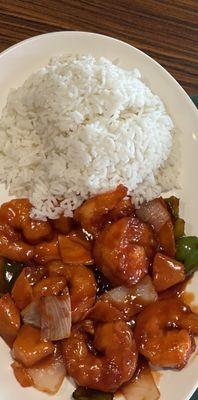 Ku Lu Shrimp...definitely not your run of the mill Americanized sweet and sour dish.