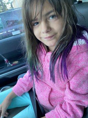 My kids hair color faded  after one day! horrible hairstylist