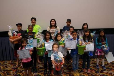 Ohana Sunday Winners at the private viewing of The Jungle Book