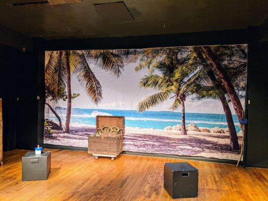 Stage for "Pirate Pete's Parrot"