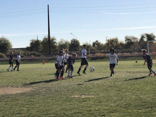 Beautiful day for a soccer game!