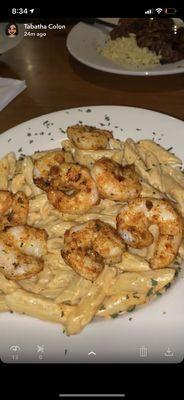 Blackened Shrimp Alfredo