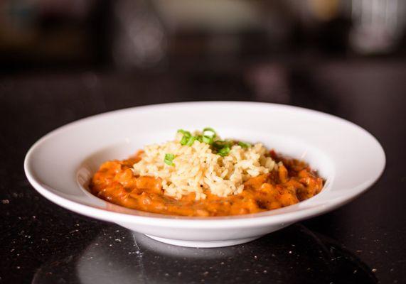 Experience a taste of New Orleans when you order our  fan favorite and VERY flavorful dish of Crawfish Étouffée!