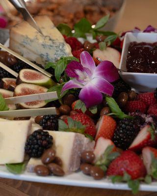 Fruit, Cheese and Chocolates platter