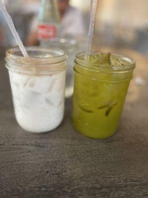 Coconut and cucumber drinks