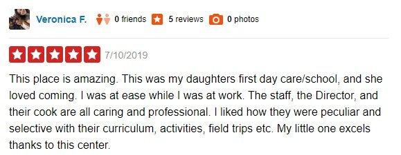 Parent Yelp Reviews