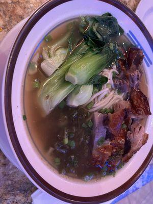 Roasted Duck Hand-Drawn Noodle Soup