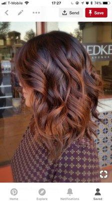 The hair color I wanted from Pinterest 3