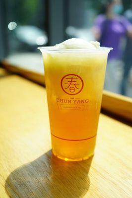 Honey Osmanthus Oolong Ice cream tea