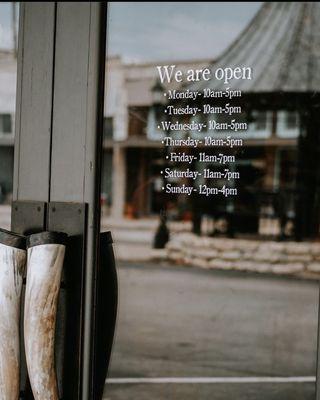 We are Open!