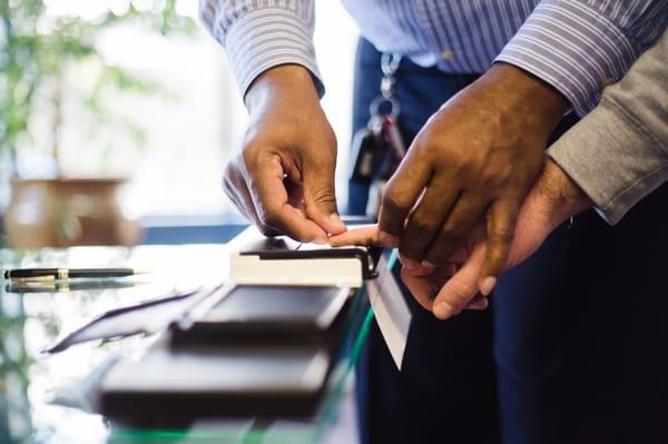 Ink Card Fingerprinting