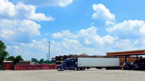 nice blue sky day here outside of Indianapolis.