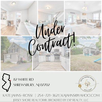 Single Family Home Under Contract in Shrewsbury, New Jersey by Jersey Shore Real Estate Agent, Kate Jahns-Rossi