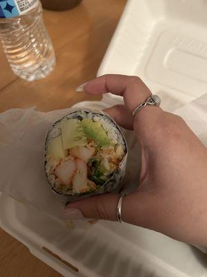 California sushi burrito