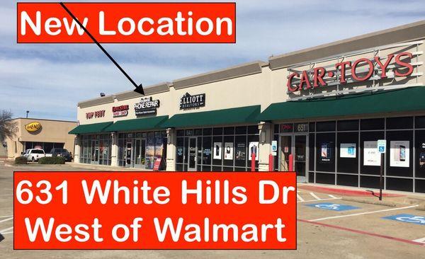 We have moved to 615 White Hills Dr suite 631. We are on the West side of Walmart by CarToys.