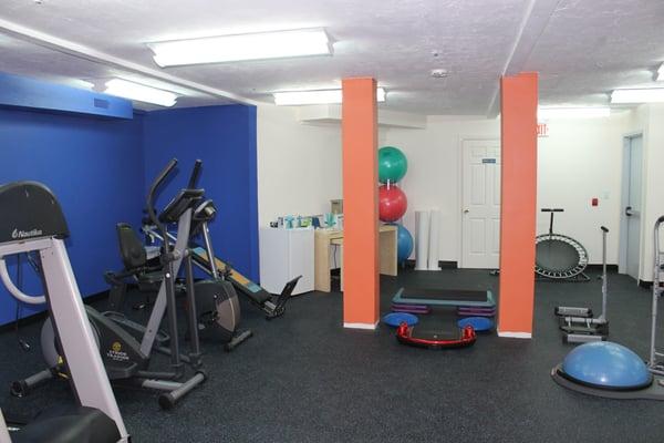 Fully equipped rehab gym