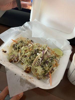 Tacos: Huli chicken